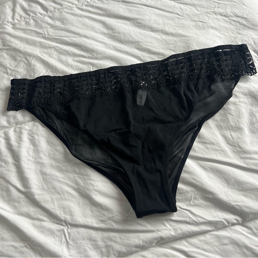 Adore me black underwear panties lingerie 3x